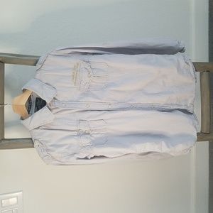 SCOTCH & SODA Long Sleeve Shirt Men's XL Blue Striped